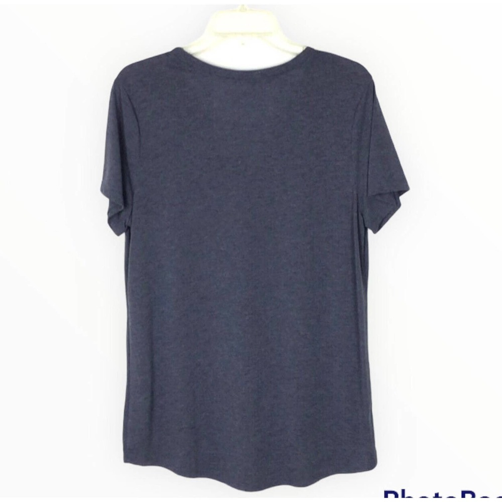 Zoe + Liv Take More Detours Graphic Shirt Blue Cactus Womens Size 2XL - Picture 3 of 5